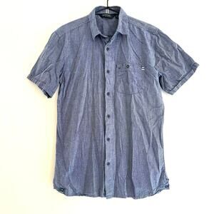 Regatta Great Outdoors Men’s Short Sleeve Button Down Shirt Navy Blue Size Small